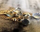 Dangle Earrings, Jewelry, Earrings, Gemstone Earrings, Luxe Gemstone Earrings, Luxe Earrings - wulfgirl Dangle Earrings, Jewelry, Earrings, Gemstone Earrings, Luxe Gemstone Earrings, Luxe Earrings - wulfgirl