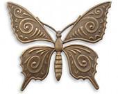 Vintaj Ornate Butterfly Pendant: 30 mm x 35 mm charm / metal punching / brass - TheSparkleStore Vintaj Ornate Butterfly Pendant: 30 mm x 35 mm charm / metal punching / brass - TheSparkleStore