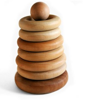 Toy Tuesday: Organic and Wooden Stacking Ring Toys