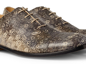 Shed Skin Spring: Maison Martin Margiela Lizard-Effect Oxford Shoes