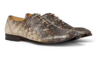 Shed Skin For Spring:  Maison Martin Margiela Lizard-Effect Oxford Shoes