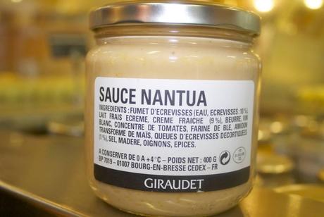  Sauce Nantua is a local speciality of Lyon