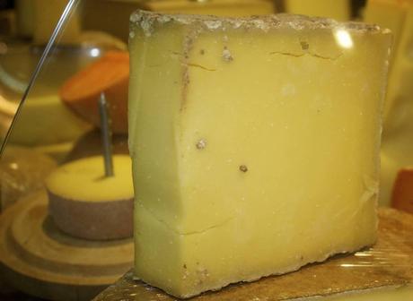 Beaufort D'Alpage cheese at Les Halles de Lyon, France