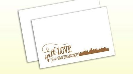 Post image for Card Girl note card with Dom Loves Mary font