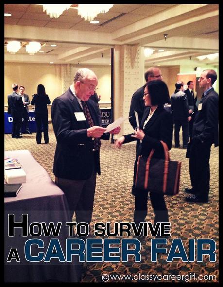 How To Survive a Career Fair and Get a Job Afterwards