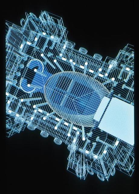 Urban egg space strata rendering