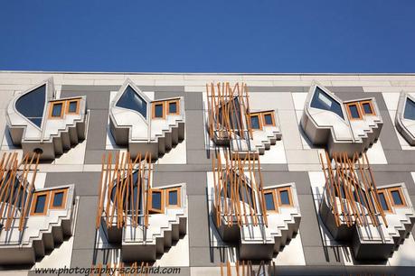 The Scottish parliament building, Edinburgh