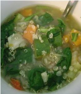 Weight Loss Recipe: Quinoa Spinach Soup