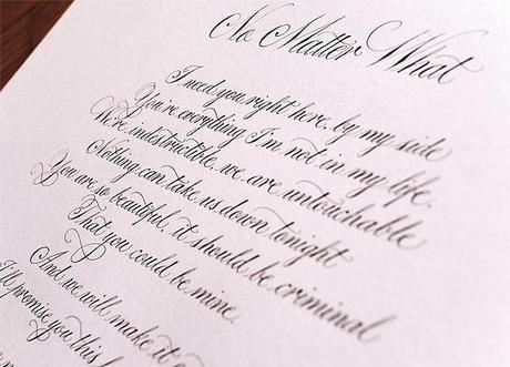 wedding calligrapher readings