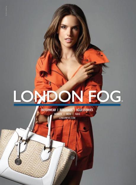 Alessandra Ambrosio for the spring 2013 campaign from London Fog