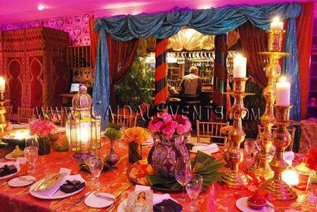 Moroccan Theme Centerpieces Ideas for Social, Private or Corporate Events