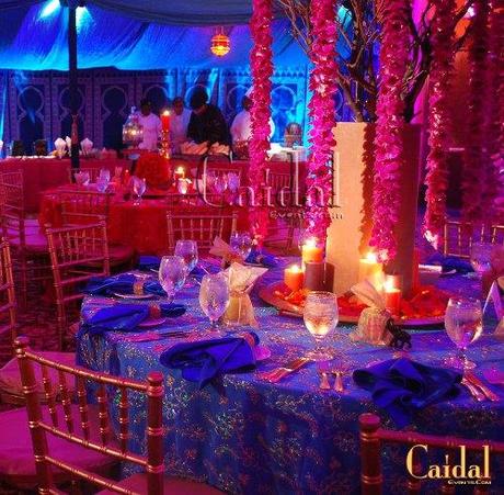 Moroccan Theme Centerpieces Ideas for Social, Private or Corporate Events