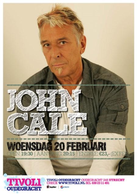 John Cale: Utrecht 2013/02/20 flyer