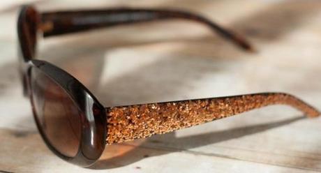 DIY Glitter Sunglasses