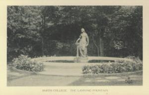 Mary Lanning Fountain postcard