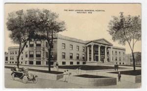 Mary Lanning Hospital postcard