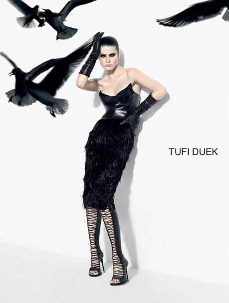 Isabeli Fontana for Tufi Duek fall 2013 campaign by Paulo Vainer