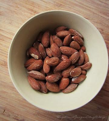 Salted almonds