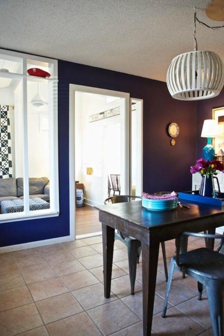 Apartment_Therapy_Palomas_Nest_House_Tour_Austin_Dark_Walls_Blue_Purple_Dining_Room