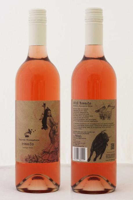 Beautiful Rosado Wine Label Design