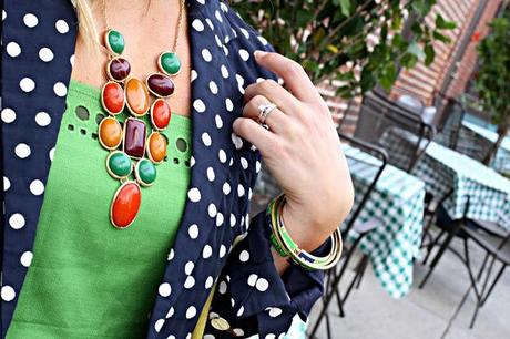 Navy and Green...The Perfect Preppy Combo