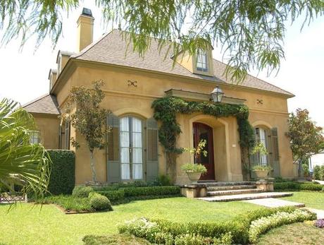 Old Metairie Country French traditional landscape
