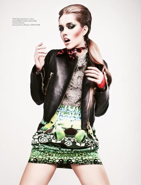 Alena Chehomova by Sasha Samsonova for Stolnik Magazine February 2013 5