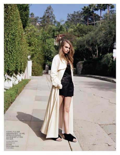 vogue china february cara in celine