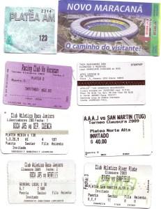 match ticket collection