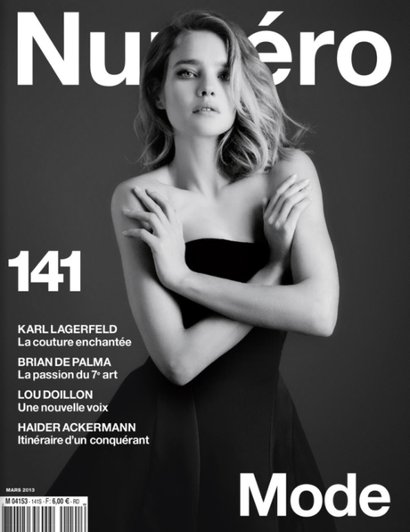 Natalia Vodianova by Karl Lagerfeld for Numéro #141 March 2013