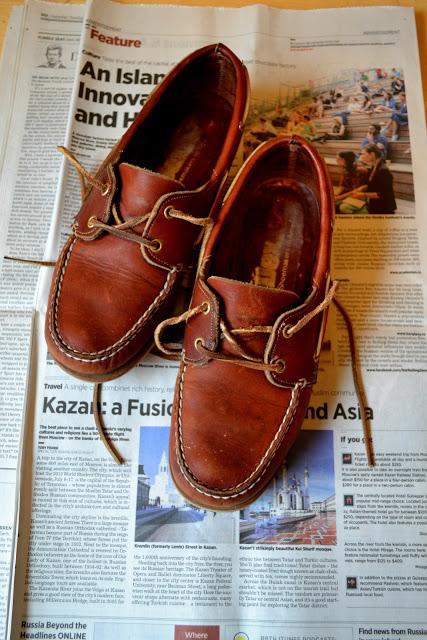 leather, boat shoes, dexter, made in the usa, fleur d'elise, catie beatty, vintage