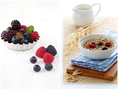 Berries  yoghurt and granola Breakfast