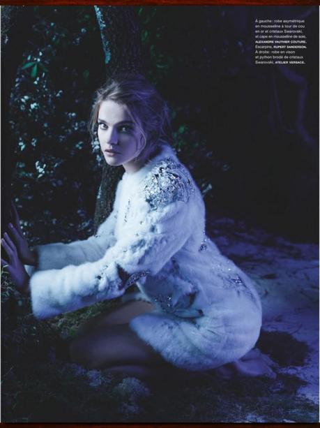 Natalia Vodianova by Karl Lagerfeld for Numero magazine