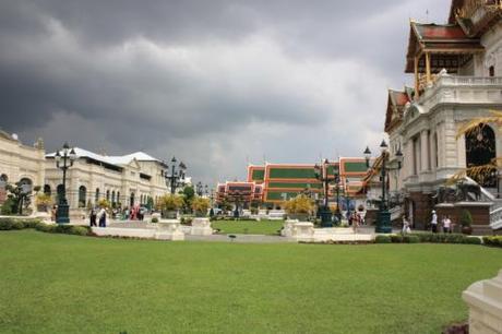 On the grounds of the Grand Palace