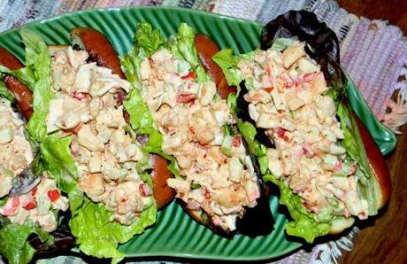 Shrimp Cocktail Salad Roll