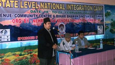 State Level National Integration Camp concludes at Singtam