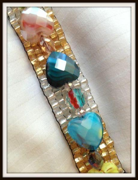 Holly Simoni Jewel Loom bracelet close up of crystals1