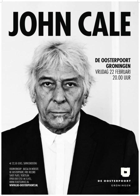 John Cale: Utrecht 2013/02/22 poster