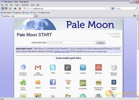 Pale moon windows xp