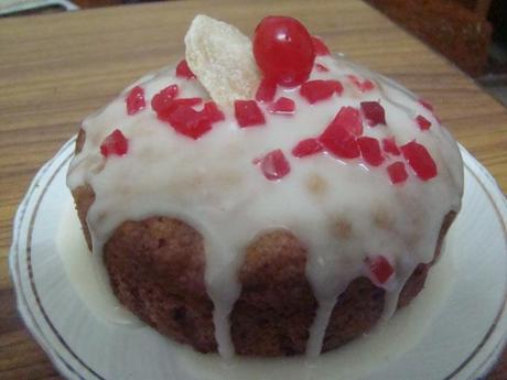 Christmas Fruit Cake in one bowl...