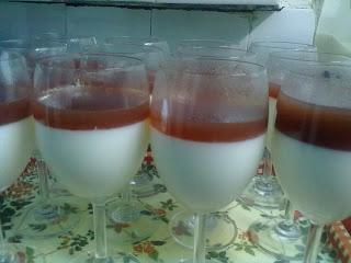 Low fat Panna Cotta with Pomegranate Jelly -David Rocco Calls!