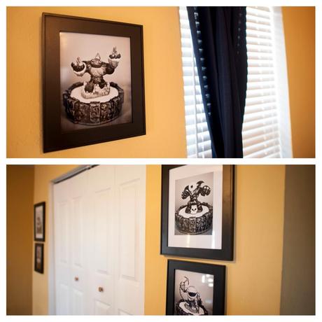 Skylanders Kids Wall Art! {Are we creative or just cheap? Does it matter?}