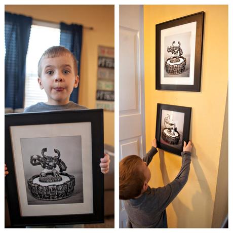 Skylanders Kids Wall Art! {Are we creative or just cheap? Does it matter?}