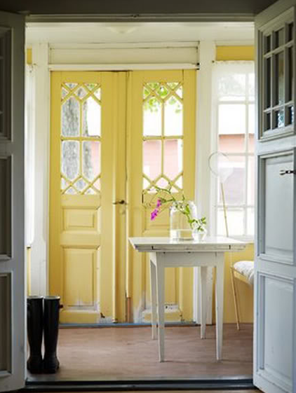 Yellow door