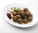 Swedish meatball plate