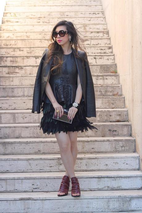 Style Rx // Leather and Feathers