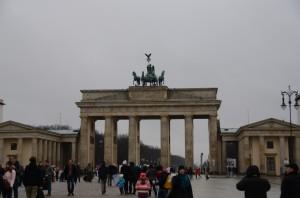 The Brandenburg Gate in Pariser Platz