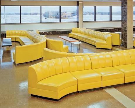 Canada Department of Transport Yellow Sofas