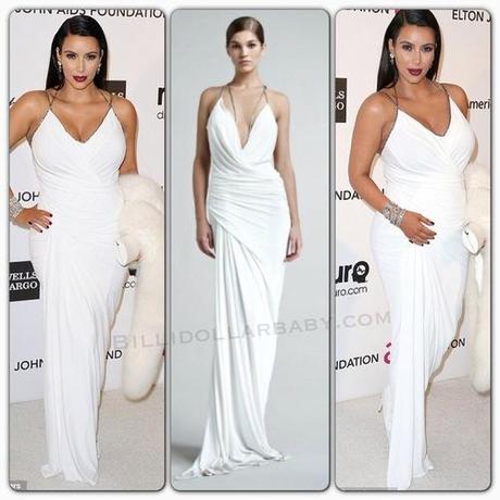 Celeb Style: The Kardashians at the 21st Annual Elton John AIDS...