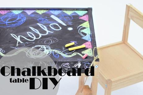 chalkboard table DIY.of course. chalkboard paint is nearl...